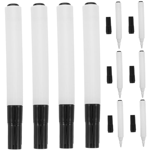 Hohopeti 10 Stück Teiliges Whiteboard Marker Abwischbare Weiße Boardstifte mit Feiner Spitze Nachfüllbare Robuste Marker für Präzises Schreiben für Bürogebrauch Hohopeti 10 Stück Teiliges Whiteboard Marker Abwischbare Weiße Boardstifte mit Feiner Spitze Nachfüllbare Robuste Marker für Präzises Schreiben für Bürogebrauch von Hohopeti