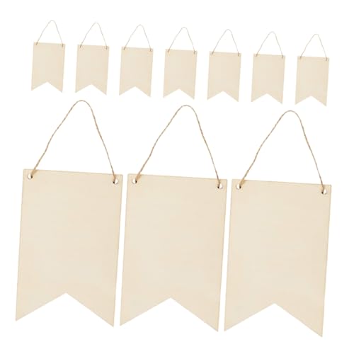Hohopeti 10 Stück Unbehandelte Holzschilder mit Hanfseil DIY Blanko Banner zum Bemalen Holzstücke Basteln Hängende Holzplatten für Gartenschilder Tür und Wanddekoration Hohopeti 10 Stück Unbehandelte Holzschilder mit Hanfseil DIY Blanko Banner zum Bemalen Holzstücke Basteln Hängende Holzplatten für Gartenschilder Tür und Wanddekoration von Hohopeti