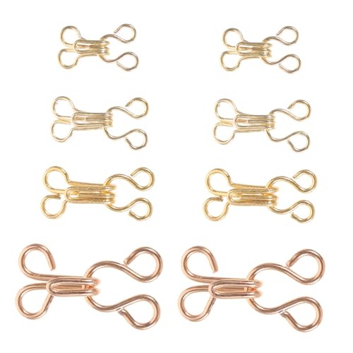 Hohopeti 100 Paare Metall Nähverschlüsse Stabile DIY Kleidung Zubehör Verdeckte Haken für Korsett Rock Kleid und Hose Verschiedene Gold Robust und Praktisch zum Annähen Hohopeti 100 Paare Metall Nähverschlüsse Stabile DIY Kleidung Zubehör Verdeckte Haken für Korsett Rock Kleid und Hose Verschiedene Gold Robust und Praktisch zum Annähen von Hohopeti