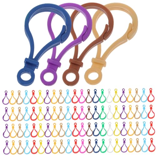 Hohopeti 100 Stück Bunte Kunststoff Lobster Verschlüsse Langlebige DIY Schlüsselanhänger Clips Vielseitige Schmuckzubehör für Halsketten Armbänder Taschen und Bastelprojekte Hohopeti 100 Stück Bunte Kunststoff Lobster Verschlüsse Langlebige DIY Schlüsselanhänger Clips Vielseitige Schmuckzubehör für Halsketten Armbänder Taschen und Bastelprojekte von Hohopeti