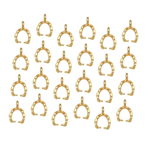 Hohopeti 100 Stück Goldfarbene Anhänger DIY Schmuckzubehör für Halskette Armband Schlüsselanhänger für Einfache Bastelarbeiten Hohopeti 100 Stück Goldfarbene Anhänger DIY Schmuckzubehör für Halskette Armband Schlüsselanhänger für Einfache Bastelarbeiten von Hohopeti