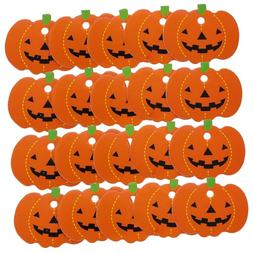 Hohopeti 100 Stück Halloween Anhänger aus Papier mit Kürbis-design Vorgelocht zum Aufhängen Robuste Deko für Halloween Party Herbst Dekoration Vielseitig Nutzbare Geschenkanhänger Hohopeti 100 Stück Halloween Anhänger aus Papier mit Kürbis-design Vorgelocht zum Aufhängen Robuste Deko für Halloween Party Herbst Dekoration Vielseitig Nutzbare Geschenkanhänger von Hohopeti