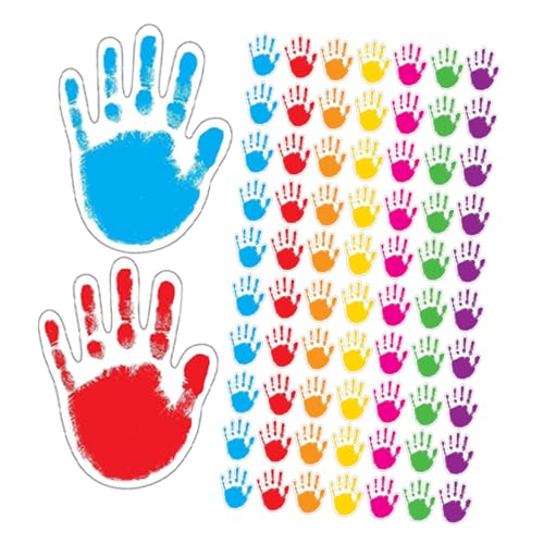 Hohopeti 100 Stück Handförmige Papier Ausschnitte Beschreibbar DIY Bastelset für Klassenzimmer Tafel und Pinnwanddeko Kreative Handabdruck Sticker für Lehrer und Schüler Hohopeti 100 Stück Handförmige Papier Ausschnitte Beschreibbar DIY Bastelset für Klassenzimmer Tafel und Pinnwanddeko Kreative Handabdruck Sticker für Lehrer und Schüler von Hohopeti