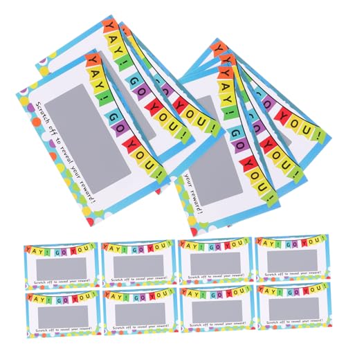 Hohopeti 100 Stücke Rubbelkarten Karneval Spiel Preise Geburtstag Karten Lustige Für Party Favors Klassenzimmer Spiele Hohopeti 100 Stücke Rubbelkarten Karneval Spiel Preise Geburtstag Karten Lustige Für Party Favors Klassenzimmer Spiele von Hohopeti
