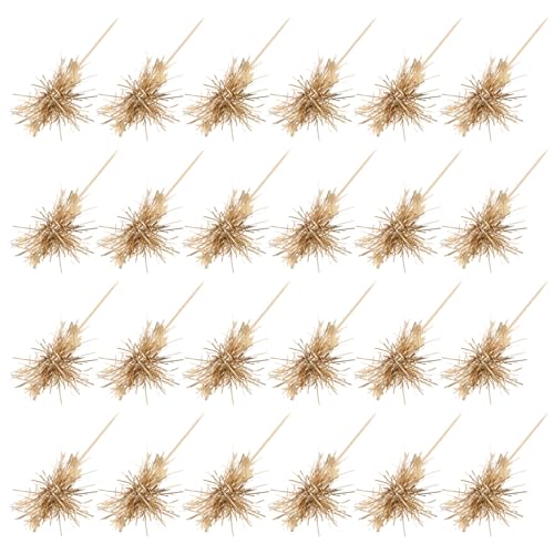 Hohopeti 100 Stück Kuchen Plugin Glitzer Cupcake Topper Glitzer Cupcake Picker Party Kuchendekorationen Zubehör Kuchenaufsätze Lebensmittel Zahnstocher von Hohopeti