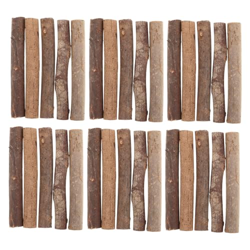 Hohopeti 100 Stück Natürliche Mini Holzstäbe Glatte Kleine Holzscheite für DIY Bastelprojekte Rustikale Baumzweige für Kreative Dekorationen und Foto Requisiten Hohopeti 100 Stück Natürliche Mini Holzstäbe Glatte Kleine Holzscheite für DIY Bastelprojekte Rustikale Baumzweige für Kreative Dekorationen und Foto Requisiten von Hohopeti