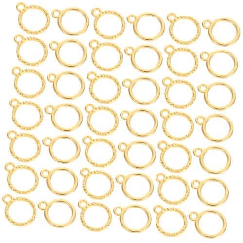 Hohopeti 100 Stück Offene Mini Rahmen Anhänger aus Robustem Zinklegierung Hohl und Langlebig für DIY Uv Harz Schmuckherstellung Runde Fassung für Halsketten Armbänder und Ohrringe Hohopeti 100 Stück Offene Mini Rahmen Anhänger aus Robustem Zinklegierung Hohl und Langlebig für DIY Uv Harz Schmuckherstellung Runde Fassung für Halsketten Armbänder und Ohrringe von Hohopeti