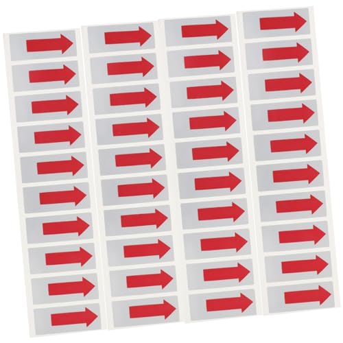 Hohopeti 100 Stück Rote Richtung aufkleber Selbstklebend Sichtbare Öffnungsrichtung Vielseitig für Müllbeutel Kfz schutzfolien Transparente Versiegelungsetiketten Hohopeti 100 Stück Rote Richtung aufkleber Selbstklebend Sichtbare Öffnungsrichtung Vielseitig für Müllbeutel Kfz schutzfolien Transparente Versiegelungsetiketten von Hohopeti