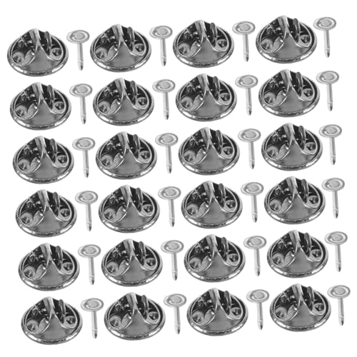 Hohopeti 100 Stück Schmetterlingshutschnalle kleine Kopfnadeln Schmetterlings-Emaille-Pin Rückseite der Reversnadel Butterfly-Schnallenstifte Stecknadel aus Metall DIY -Stifte Kupfer Black von Hohopeti