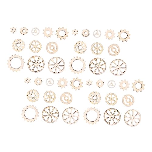 Hohopeti 100 Stück Teiliges Holz DIY Bastelchips Natürliche Holzscheiben Doppelseitig Bemalbar Kreative Handwerksaccessoires für Jungen und Mädchen Kindergarten von Hohopeti