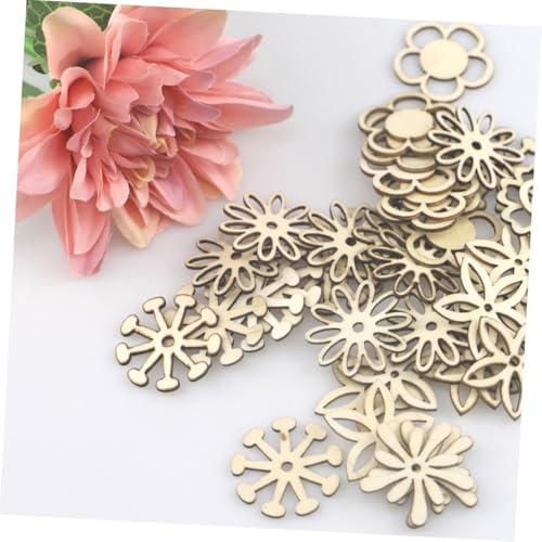 Hohopeti 100 Stück Teiliges Holzscheiben Blumenform Naturbelassene Holzornamente für DIY Bastelarbeiten Scrapbooking Malen Kreativität Fördern Langlebige Holzstücke für Vielseitige Hohopeti 100 Stück Teiliges Holzscheiben Blumenform Naturbelassene Holzornamente für DIY Bastelarbeiten Scrapbooking Malen Kreativität Fördern Langlebige Holzstücke für Vielseitige von Hohopeti