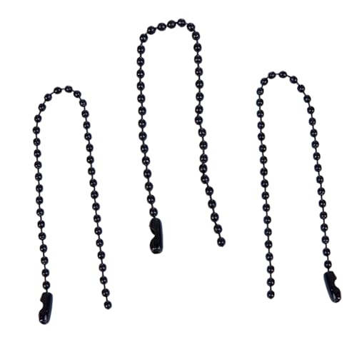 Hohopeti 100 Stück Teiliges Kugelkette aus Lackiertem Eisen Runde Perlenkette mit Robustem Verbinder für Anhänger Schlüsselringe und Bastelprojekte Langlebige Metallkette zum Aufhängen und Hohopeti 100 Stück Teiliges Kugelkette aus Lackiertem Eisen Runde Perlenkette mit Robustem Verbinder für Anhänger Schlüsselringe und Bastelprojekte Langlebige Metallkette zum Aufhängen und von Hohopeti