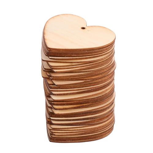 Hohopeti 100 Stück Teiliges Umweltfreundliche Holzherzen mit Loch Unbehandelte Holzscheiben für DIY bastelarbeiten Bemalbare Holzanhänger für Hochzeit Party Weihnachten Kinderaktivitäten Hohopeti 100 Stück Teiliges Umweltfreundliche Holzherzen mit Loch Unbehandelte Holzscheiben für DIY bastelarbeiten Bemalbare Holzanhänger für Hochzeit Party Weihnachten Kinderaktivitäten von Hohopeti