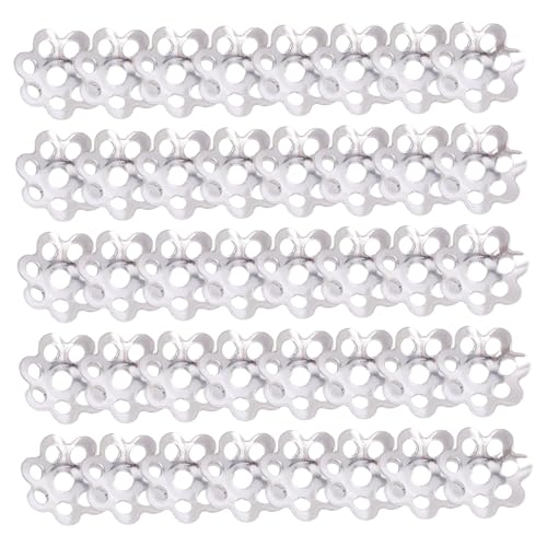 Hohopeti 1000 Stück Teiliges Schmuckzubehör Blumenperlen Kappen aus Robustem Eisen Metall Spacer für DIY Armbänder Halsketten Vielseitige Verzierung für Schmuckherstellung Hohopeti 1000 Stück Teiliges Schmuckzubehör Blumenperlen Kappen aus Robustem Eisen Metall Spacer für DIY Armbänder Halsketten Vielseitige Verzierung für Schmuckherstellung von Hohopeti