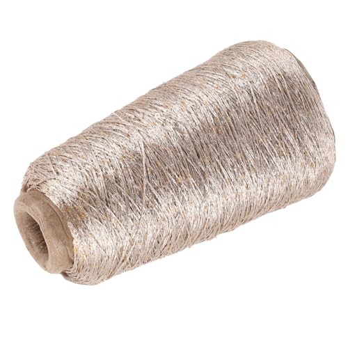 Hohopeti 100G Glitzerndes Baumwollgarn Set Goldfarbenes Glitzergarn für Häkeln und Stricken für Bastelprojekte Amigurumi Dekorationen und Accessoires DIY Crafts Hohopeti 100G Glitzerndes Baumwollgarn Set Goldfarbenes Glitzergarn für Häkeln und Stricken für Bastelprojekte Amigurumi Dekorationen und Accessoires DIY Crafts von Hohopeti