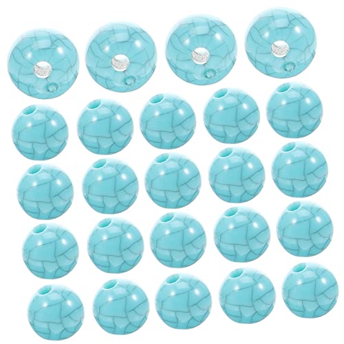 Hohopeti 100Stücke Blaue Perlen Edle Bastelperlen für DIY Schmuckherstellung zum Auffädeln von Armbändern und Halsketten Perfektes Zubehör Hohopeti 100Stücke Blaue Perlen Edle Bastelperlen für DIY Schmuckherstellung zum Auffädeln von Armbändern und Halsketten Perfektes Zubehör von Hohopeti