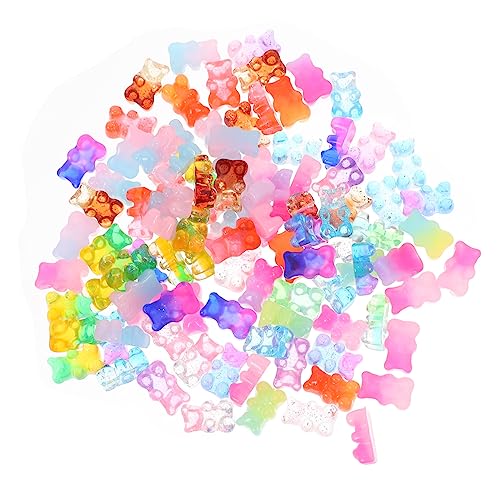 Hohopeti 100Stücke Harzcharme Bärenform für DIY Handwerk Vielseitige Dekorationen für Telefonhüllen Schmuck und Home Dekorationen Langlebig und Glitzernd Farbenfrohe Hohopeti 100Stücke Harzcharme Bärenform für DIY Handwerk Vielseitige Dekorationen für Telefonhüllen Schmuck und Home Dekorationen Langlebig und Glitzernd Farbenfrohe von Hohopeti