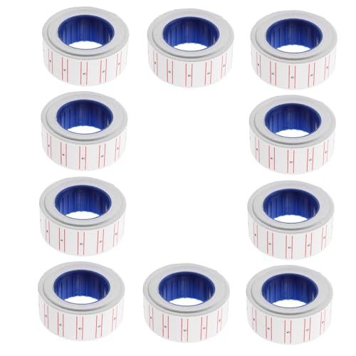 Hohopeti 10Rollen Preisschild Papier für Preisetiketten Etiketten pro Rolle für Supermärkte Geschäfte Einfach zu Verwenden Langlebig Leserlich Kompatibel Hohopeti 10Rollen Preisschild Papier für Preisetiketten Etiketten pro Rolle für Supermärkte Geschäfte Einfach zu Verwenden Langlebig Leserlich Kompatibel von Hohopeti