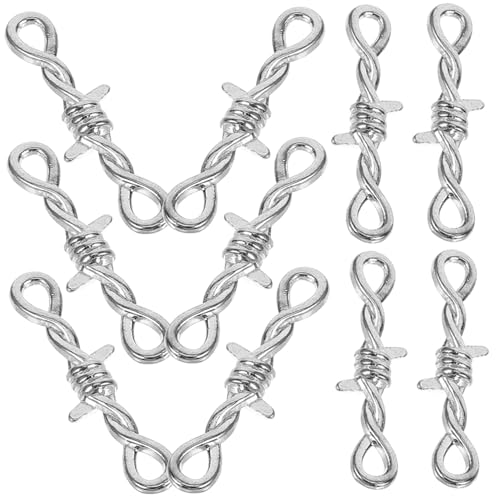 Hohopeti 10Stücke DIY Metall Halskettenverschluss Schmuckzubehör für Armbänder und Langlebige und Praktische Verbinder Leicht zu Verwenden Hohopeti 10Stücke DIY Metall Halskettenverschluss Schmuckzubehör für Armbänder und Langlebige und Praktische Verbinder Leicht zu Verwenden von Hohopeti