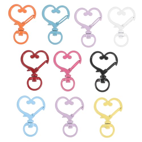 Hohopeti 10Stücke Drehbare Metallschnallenringe Multifunktions Schlüsselanhänger für DIY Handtaschen Rucksäcke und Accessoires und Zuverlässig für Kreative Projekte Hohopeti 10Stücke Drehbare Metallschnallenringe Multifunktions Schlüsselanhänger für DIY Handtaschen Rucksäcke und Accessoires und Zuverlässig für Kreative Projekte von Hohopeti