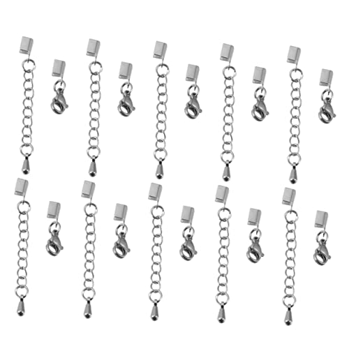 Hohopeti 10Stücke Verbindung für Lederkabel und Schmuckdesign Hohopeti 10Stücke Verbindung für Lederkabel und Schmuckdesign von Hohopeti