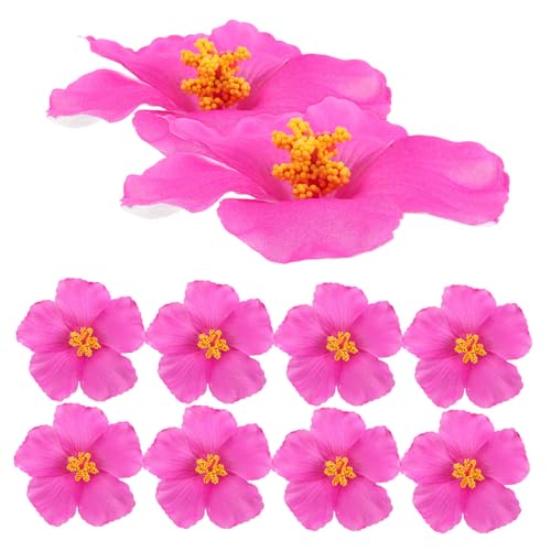 Hohopeti 10pcs Kunstblumen Für Party -Dekoration Sommerblumendekor Hawaiian Thematische Blumenschmuck Outdoor Künstliche Blumendekoration von Hohopeti