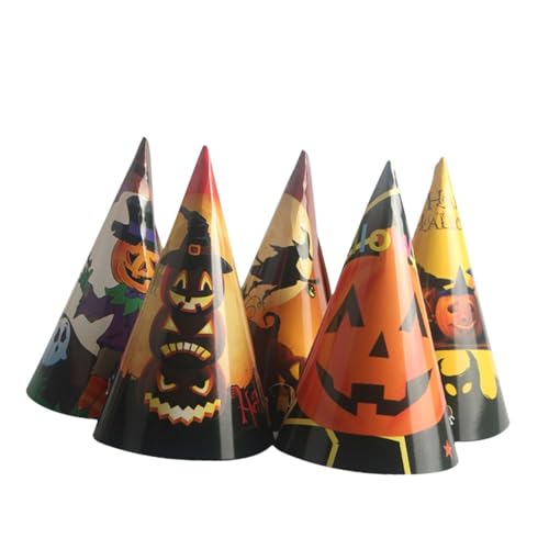 Hohopeti 10st Partyhüte Für Kinder Geburtstagskopfschmuck Für Kinder Partyhüte Aus Papier Materialpaket Halloween von Hohopeti