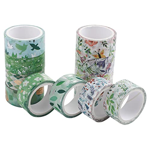 Hohopeti 12 Rollen Washi Tape Set mit Floralen Mustern Dekoratives Klebeband für Scrapbooking und DIY Projekte für Journaling und Handarbeiten von Hohopeti