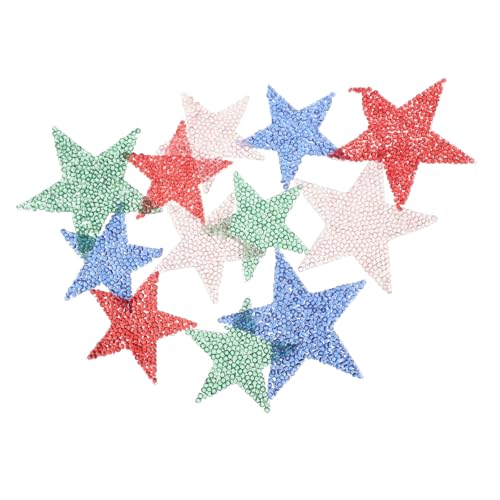 Hohopeti 12 Stück Teiliges Candyfarbene Resin Strass Sterne Aufnäher zum Aufbügeln Langlebige DIY Applikationen für Kleidung Schuhe Taschen Lebendige Glitzer Dekoration aus Robustem Harz Hohopeti 12 Stück Teiliges Candyfarbene Resin Strass Sterne Aufnäher zum Aufbügeln Langlebige DIY Applikationen für Kleidung Schuhe Taschen Lebendige Glitzer Dekoration aus Robustem Harz von Hohopeti