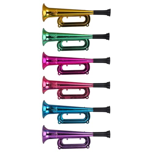 Hohopeti 12 Stück Teiliges Horn Kunststoff Laute Stadion tröten für Sportveranstaltungen Tragbare Fußball horn spielzeuge Bunte Fanfaren für Partys und Jubel Leicht und Robust Hohopeti 12 Stück Teiliges Horn Kunststoff Laute Stadion tröten für Sportveranstaltungen Tragbare Fußball horn spielzeuge Bunte Fanfaren für Partys und Jubel Leicht und Robust von Hohopeti