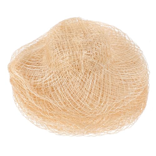 Hohopeti 12 Stück Teiliges Miniatur Strohhut Handgefertigte Winzige Puppenhüte aus Gewebtem Bananenfasermaterial für DIY Puppenhaus Zubehör Bastelarbeiten und Puppendekorationen von Hohopeti