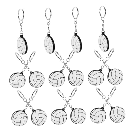 Hohopeti 15 Stück Teiliges Volleyball Schlüsselanhänger aus PVC Sportliches Design Vielseitig als Taschenanhänger und Partydeko Modisches Accessoire für Sportfans und Geschenke Hohopeti 15 Stück Teiliges Volleyball Schlüsselanhänger aus PVC Sportliches Design Vielseitig als Taschenanhänger und Partydeko Modisches Accessoire für Sportfans und Geschenke von Hohopeti