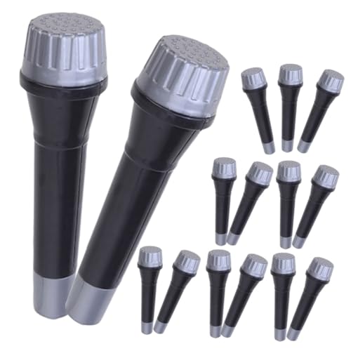 Hohopeti 16Stücke Mikrofonmodell für Rollenspiele und Partys Realistisches Bühnenrequisit aus Langlebigem für Karaoke Events Hohopeti 16Stücke Mikrofonmodell für Rollenspiele und Partys Realistisches Bühnenrequisit aus Langlebigem für Karaoke Events von Hohopeti