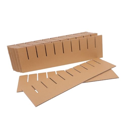 Hohopeti 18 Stk. Teiliges Karton Trennwandsystem aus Recycelbarem Wellpappmaterial Mehrfach Unterteilte Schutzfächer für Glaswaren Geschirr und Gläser Robustes Versand und Umzugskarton Hohopeti 18 Stk. Teiliges Karton Trennwandsystem aus Recycelbarem Wellpappmaterial Mehrfach Unterteilte Schutzfächer für Glaswaren Geschirr und Gläser Robustes Versand und Umzugskarton von Hohopeti