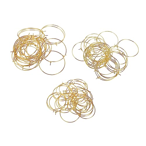 Hohopeti 180 Stück Teiliges Ohrring Bastelset aus Hochwertigem Hautfreundlichem Goldfarbenen Ringen für DIY Schmuckherstellung und Perlenohrringe Zubehör Hohopeti 180 Stück Teiliges Ohrring Bastelset aus Hochwertigem Hautfreundlichem Goldfarbenen Ringen für DIY Schmuckherstellung und Perlenohrringe Zubehör von Hohopeti