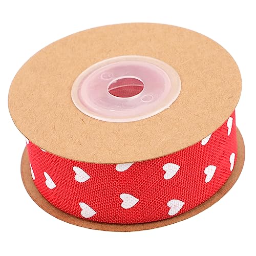Hohopeti 1Rolle DIY Valentinstagsband mit Herzmuster Yards Rotes Geschenkband für Hochzeitsdekoration Geschenkverpackung und Blumensträuße Strapazierfähiges und Faltenfreies Design Hohopeti 1Rolle DIY Valentinstagsband mit Herzmuster Yards Rotes Geschenkband für Hochzeitsdekoration Geschenkverpackung und Blumensträuße Strapazierfähiges und Faltenfreies Design von Hohopeti