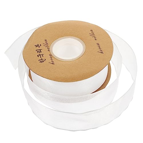 Hohopeti 1Rolle Geschenkverpackungsband Weißes Organza Schleifenband für DIY Blumensträuße und Dekorationen für Feste Hochzeiten und Weihnachtsgeschenke Hohopeti 1Rolle Geschenkverpackungsband Weißes Organza Schleifenband für DIY Blumensträuße und Dekorationen für Feste Hochzeiten und Weihnachtsgeschenke von Hohopeti