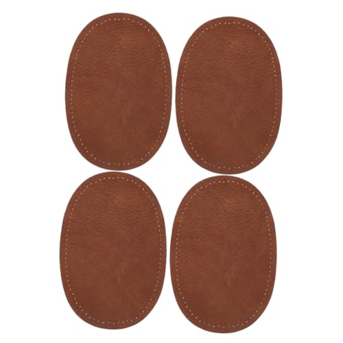 Hohopeti 2 Paare Ovale PU Elbogenflicken zum Aufnähen Vorgefertigte Nadelöffnungen Weiche Strapazierfähige Jeans und Kleidungsreparatur Patches für DIY Sweater und Hosen Braun Hohopeti 2 Paare Ovale PU Elbogenflicken zum Aufnähen Vorgefertigte Nadelöffnungen Weiche Strapazierfähige Jeans und Kleidungsreparatur Patches für DIY Sweater und Hosen Braun von Hohopeti