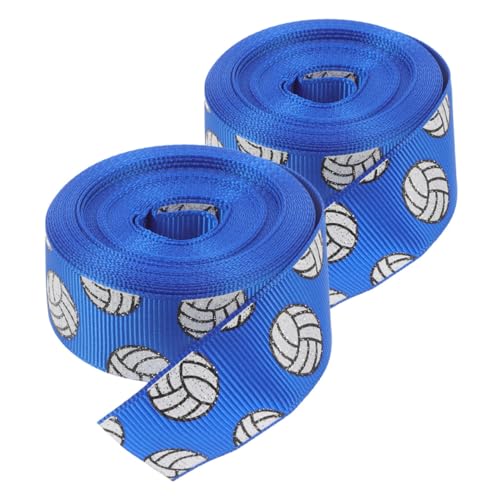 Hohopeti 2 Rolls Volleyball Ribbon Bow Ribbon DIY Brüfungslieferung Handrafte Polyemer Ribbon Sparte Party Favors Fahren Favors von Hohopeti