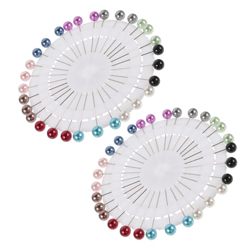 Hohopeti 2 Sätze Perlenbroschen Halten Halstücher Sicher Damen Hijab Clips Schmucknadeln Elegant Alltag Hochzeit Party Zubehör von Hohopeti