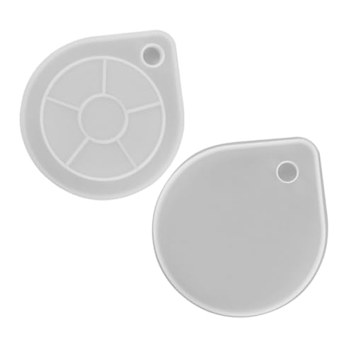 Hohopeti 2 Stück DIY Silikonform für Epoxidharz Untersetzer Flexible Transparente Gießform für Runde Tabletts Einfache Entformung für Handgemachte Dekorationen und Bastelprojekte Hohopeti 2 Stück DIY Silikonform für Epoxidharz Untersetzer Flexible Transparente Gießform für Runde Tabletts Einfache Entformung für Handgemachte Dekorationen und Bastelprojekte von Hohopeti