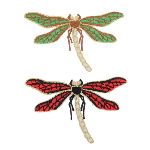 Hohopeti 2 Stück Dragonfly Stickerei Aufnäher zum Aufbügeln Hochwertiger Bügelflicken für Kleidung Taschen Hüte Reparierbar und Dekorativ Weicher Klarer Muster für DIY und Casual Wear Hohopeti 2 Stück Dragonfly Stickerei Aufnäher zum Aufbügeln Hochwertiger Bügelflicken für Kleidung Taschen Hüte Reparierbar und Dekorativ Weicher Klarer Muster für DIY und Casual Wear von Hohopeti