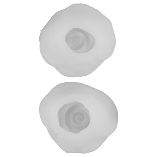 Hohopeti 2 Stück Silikon Formen Blütenformige Gießform für Seife Kerze Fondant DIY Basteln Wiederverwendbar Antihaft Epoxidharz Modell für Handgemachte Dekoration von Hohopeti