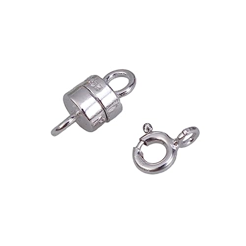 Hohopeti 2 Stück Sterling Silber Magnetischer Verschluss Vergoldet mit Federring Starker Halt für DIY Schmuck Armband Halskette Fußkettchen Langlebig Einfach zu Verbinden Handgemachte Hohopeti 2 Stück Sterling Silber Magnetischer Verschluss Vergoldet mit Federring Starker Halt für DIY Schmuck Armband Halskette Fußkettchen Langlebig Einfach zu Verbinden Handgemachte von Hohopeti