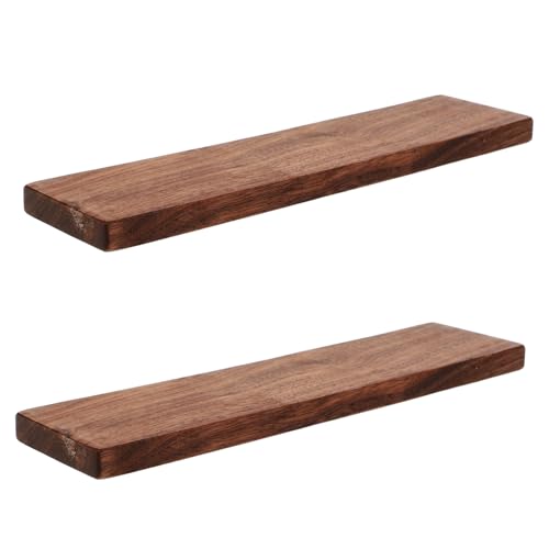 Hohopeti 2 Stück Teiliges Rechteckiger Holzschnitzblöcke aus Schwarzem Walnussholz Naturbelassen Dickes Holz für DIY Schnitzen Basteln und Kreative Holzarbeiten von Hohopeti