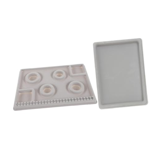 Hohopeti 2 Stück Teiliges Schmuckdesign board Leichtes Pe perlenbrett mit Rillen zur Schmuckherstellung Bead Tray für Armband Halsketten design DIY Organizer für Perlen Sortieren und von Hohopeti