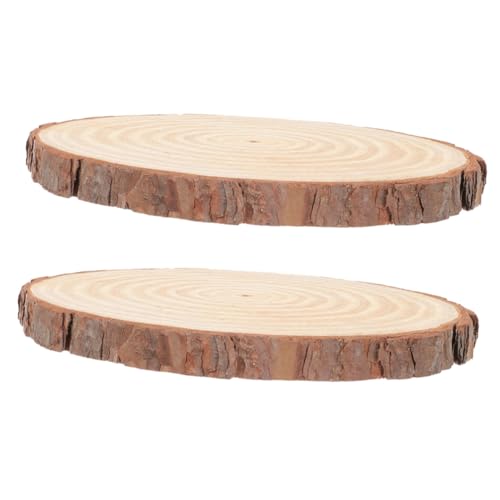 Hohopeti 2 Stück Unbearbeitete Runde Holzscheiben Ø Glatte Holzplatten zum Basteln DIY Holzscheiben für Graffiti Centerpiece Dekoration Stabile Naturholzstücke Hohopeti 2 Stück Unbearbeitete Runde Holzscheiben Ø Glatte Holzplatten zum Basteln DIY Holzscheiben für Graffiti Centerpiece Dekoration Stabile Naturholzstücke von Hohopeti