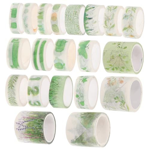 Hohopeti 20 Rollen Dekoratives Goldfolie Washi Tape Set Klebeband für Scrapbooking DIY Projekte und Partydekoration Vielseitig Einsetzbar für Kreative Handarbeiten von Hohopeti