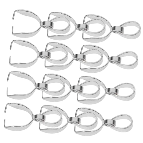 Hohopeti 20 Stück Edelstahl Kettenverschlüsse für Schmuckherstellung Langlebige Anhängerclips Mittelgroße Schmuckbails für DIY Armbänder und Halsketten Silberfarbene Schmuckverbinder Hohopeti 20 Stück Edelstahl Kettenverschlüsse für Schmuckherstellung Langlebige Anhängerclips Mittelgroße Schmuckbails für DIY Armbänder und Halsketten Silberfarbene Schmuckverbinder von Hohopeti