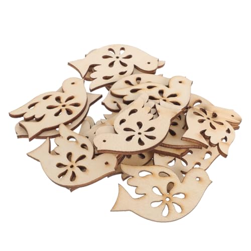 Hohopeti 20 Stück Holzscheiben Friedenstaube zum Basteln DIY Holzfiguren mit Hohlraum design Naturbelassen zum Bemalen und Dekorieren für Kreative Holzkunsthandwerke Hohopeti 20 Stück Holzscheiben Friedenstaube zum Basteln DIY Holzfiguren mit Hohlraum design Naturbelassen zum Bemalen und Dekorieren für Kreative Holzkunsthandwerke von Hohopeti